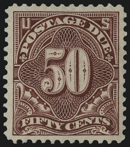 Sale Number 1094, Lot Number 87, Postage Due: 1894-1912 Issues (Scott J29-J50)