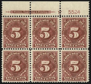 Sale 1094, Lot 90, Postage Due: 1894-1912 Issues (Scott J29-J50)