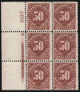 Sale 1094, Lot 92, Postage Due: 1894-1912 Issues (Scott J29-J50)