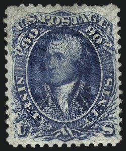 Sale 1096, Lot 111, 1861 First Designs and Colors (Scott 55-62B)