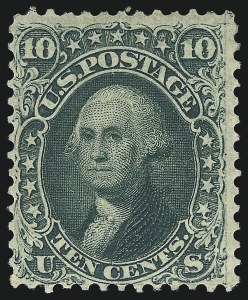 Sale 1096, Lot 113, 1861 First Designs and Colors (Scott 55-62B)