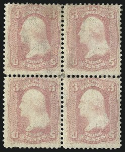 Sale 1096, Lot 120, 1861-66 Issue (Scott 63-68)