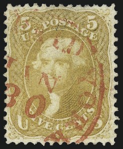 Sale 1096, Lot 129, 1861-66 Issue (Scott 63-68)