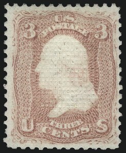 Sale 1096, Lot 157, 1867-68 Grilled Issue, A-Z Grills (Scott 79-85E)