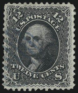 Sale 1096, Lot 167, 1867-68 Grilled Issue, A-Z Grills (Scott 79-85E)