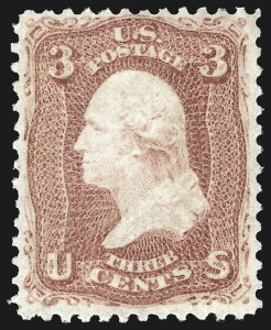 Sale 1096, Lot 171, 1867-68 Grilled Issue, E-F Grills (Scott 86-101)