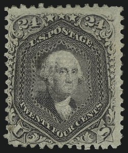 Sale 1096, Lot 191, 1867-68 Grilled Issue, E-F Grills (Scott 86-101)