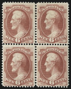 Sale 1096, Lot 264, 1870-71 National Bank Note Co. H & I Grilled Issue (Scott 134-144)