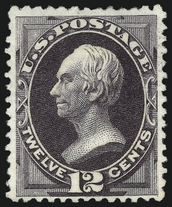 Sale 1096, Lot 318, 1875 Continental Bank Note Co. Hard Paper Special Printing (Scott 167-177, 180)