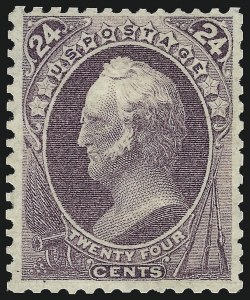 Sale 1096, Lot 320, 1875 Continental Bank Note Co. Hard Paper Special Printing (Scott 167-177, 180)