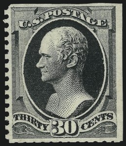Sale 1096, Lot 321, 1875 Continental Bank Note Co. Hard Paper Special Printing (Scott 167-177, 180)