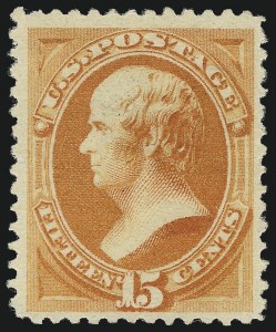 Sale 1096, Lot 351, 1880-85 American Bank Note Co. Soft Paper Special Printing (Scott 192-205C, 211D)