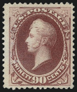 Sale 1096, Lot 354, 1880-85 American Bank Note Co. Soft Paper Special Printing (Scott 192-205C, 211D)