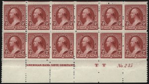 Sale 1096, Lot 386, 1890-93 Issue (Scott 219-229)