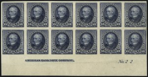 Sale 1096, Lot 400, 1890-93 Issue (Scott 219-229)