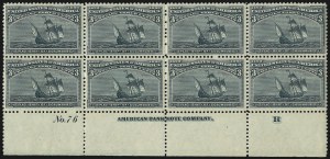 Sale 1096, Lot 406, Proofs and 1c-30c 1893 Columbian Issue (Scott 230-239)