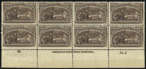 Sale 1096, Lot 410, Proofs and 1c-30c 1893 Columbian Issue (Scott 230-239)