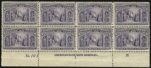 Sale 1096, Lot 411, Proofs and 1c-30c 1893 Columbian Issue (Scott 230-239)