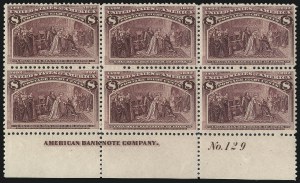 Sale 1096, Lot 412, Proofs and 1c-30c 1893 Columbian Issue (Scott 230-239)