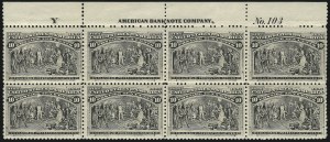 Sale 1096, Lot 413, Proofs and 1c-30c 1893 Columbian Issue (Scott 230-239)