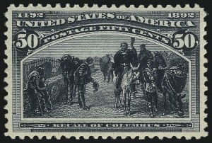 Sale Number 1096, Lot Number 419, 50c-$5.00 1893 Columbian Issue (Scott 240-245)