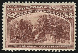 Sale 1096, Lot 424, 50c-$5.00 1893 Columbian Issue (Scott 240-245)