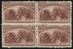 Sale 1096, Lot 425, 50c-$5.00 1893 Columbian Issue (Scott 240-245)