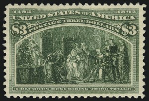 Sale 1096, Lot 428, 50c-$5.00 1893 Columbian Issue (Scott 240-245)