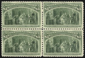 Sale 1096, Lot 429, 50c-$5.00 1893 Columbian Issue (Scott 240-245)
