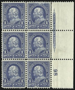 Sale 1096, Lot 439, 1894 Unwatermarked Bureau Issue (Scott 246-263)