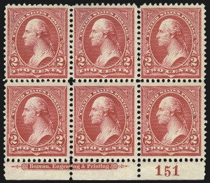 Sale 1096, Lot 446, 1894 Unwatermarked Bureau Issue (Scott 246-263)
