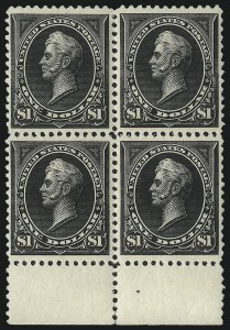 Sale 1096, Lot 463, 1894 Unwatermarked Bureau Issue (Scott 246-263)