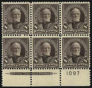 Sale 1096, Lot 471, 1895-98 Watermarked Bureau Issues (Scott 264-284)