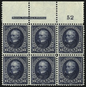 Sale 1096, Lot 476, 1895-98 Watermarked Bureau Issues (Scott 264-284)
