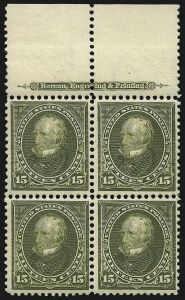 Sale 1096, Lot 497, 1895-98 Watermarked Bureau Issues (Scott 264-284)