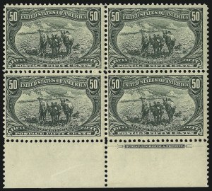 Sale 1096, Lot 509, 1898 Trans-Mississippi Issue (Scott 285-293)