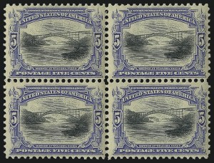 Sale 1096, Lot 524, 1901 Pan-American Issue (Scott 294-299)
