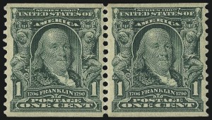Sale 1096, Lot 559, 1906-08 Issue Imperforates and Coils (Scott 314A-322)
