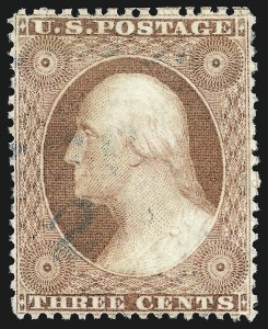 Sale 1096, Lot 57, 1c-3c 1857-60 Issue (Scott 18-26A)