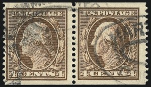 Sale 1096, Lot 590, 1908-10 Washington-Franklin Issues (Scott 331-356)