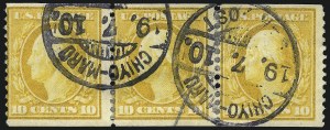 Sale 1096, Lot 596, 1908-10 Washington-Franklin Issues (Scott 331-356)