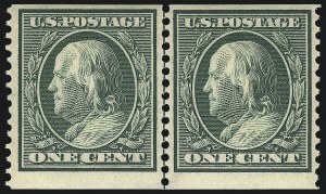 Sale 1096, Lot 629, 1910-11 Washington-Franklin Issue (Scott 374-396)