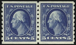 Sale 1096, Lot 641, 1910-11 Washington-Franklin Issue (Scott 374-396)