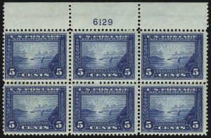 Sale 1096, Lot 646, 1913-15 Panama-Pacific Issue (Scott 397-404)