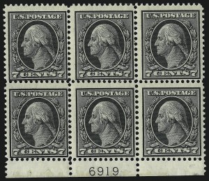 Sale 1096, Lot 659, 1912-14 Washington-Franklin Issue (Scott 405-423D)