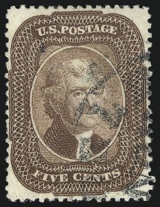 Sale 1096, Lot 66, 5c-10c 1857-60 Issue (Scott 27-35)
