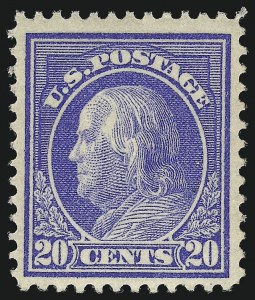 Sale 1096, Lot 662, 1912-14 Washington-Franklin Issue (Scott 405-423D)