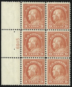 Sale 1096, Lot 663, 1912-14 Washington-Franklin Issue (Scott 405-423D)