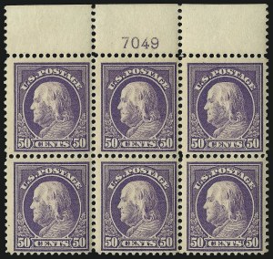 Sale 1096, Lot 670, 1912-14 Washington-Franklin Issue (Scott 405-423D)