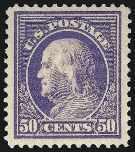 Sale 1096, Lot 671, 1912-14 Washington-Franklin Issue (Scott 405-423D)